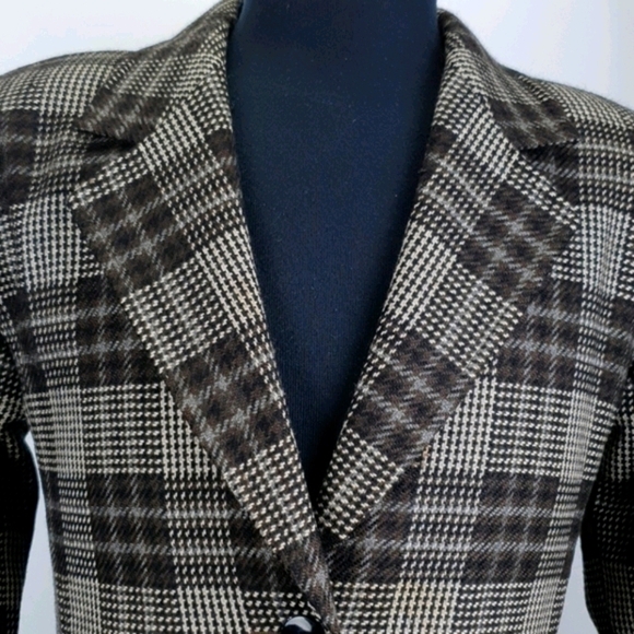 ESCADA Women's 100% Wool Tweed Blazer Jacket - Picture 5 of 6